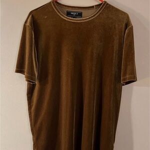 Forever 21 Men's Short Sleeve Brown Tee